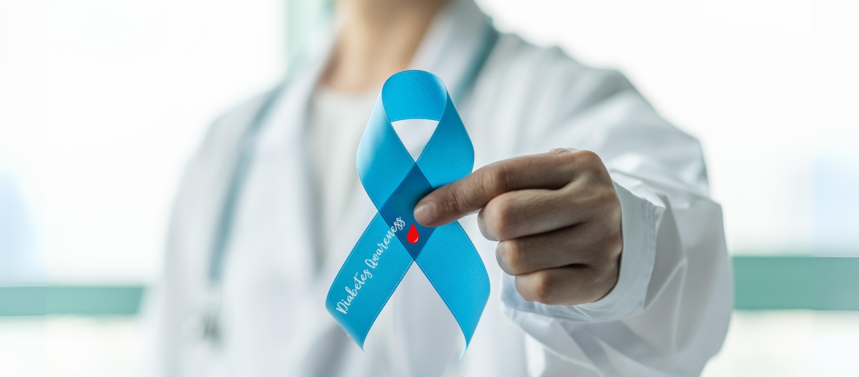 Diabetes Awarness Ribbon