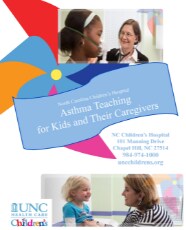 The cover of UNC Children's Asthma Book - English